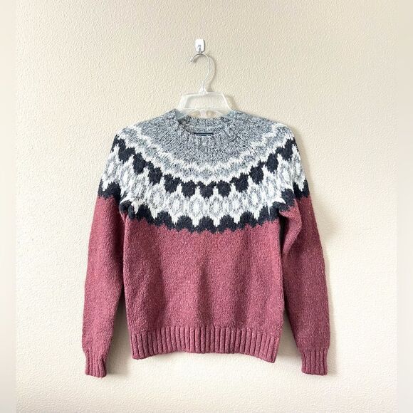 Abercrombie & Fitch Fair Isle Crew Neck Sweater - Picture 1 of 8